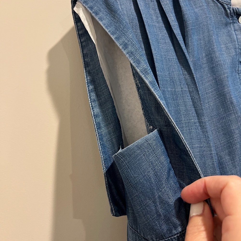 Banana Republic Chambray Dress Size SMALL LIKE NEW - Picture 10 of 11